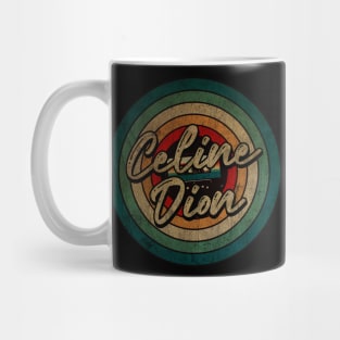 Celine dion  - Vintage Circle kaset Mug